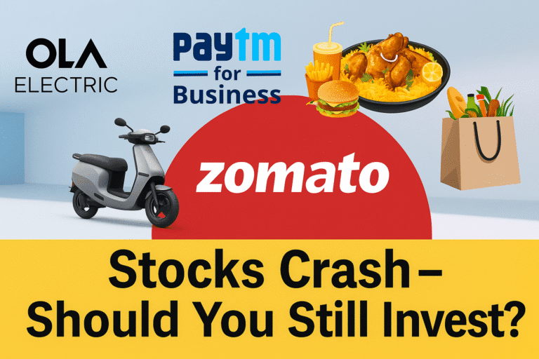 Ola, Paytm, Zomato Stocks Crash in 2025 – Should You Still Invest?